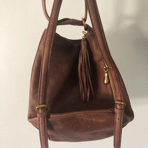 HOBO Blaze Convertible Backpack & Shoulder Bag Pebbled Leather | NWT